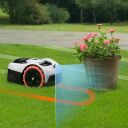 Zāles pļāvējs robots Navimow i105E 500 m² IPX6 58 dB ar uzlādes staciju antenu statīvu un barošanas kabeli Segway