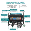 Бензиновый генератор KS 12-1E 1/3 230V / 400V 8000W ATSR KONNER & SOHNEN