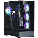 Zalman Arvutikorpus P40 PRISM BLACK, 3x Combo (3,5 tolli v&otilde;i 2,5 tolli), 1x USB Type-C, 2x USB 3.0