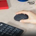 Logitech Клавиатура и мышь MK295 920-009800, беспроводные, 10м, 3 кнопки, батарея клавиатуры AA, батарея мыши AA