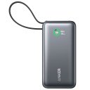 Kompakts premium klases ārējais ātrās uzlādes akumulators 10000 mAh 30 W USB-C PD / USB 3.0 Melns A1259G11 Anker