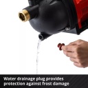 Bezvadu dārza sūknis AQUINNA 36/30, EINHELL, 4180400, 26 m augstums, 3000 l/h plūsma