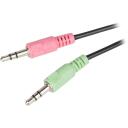 Natec k&otilde;rvaklapid NSL-1295, 20-20000Hz, 2m, must, stereo, 2x3,5mm minijack, tundlik mikrofon, mugavus