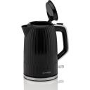 Gorenje Veekeetja K17DPB, 1.7 L, 2200 W, Plastmass, Roostevaba teras, 360&deg; p&ouml;&ouml;ratav alus, Must