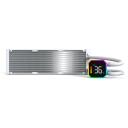Montech CPU Dzesētājs HYPERFLOW DIGITAL 360 (W), 3 ventilatori, 129.5m&sup3;/h, 96.27mmH2O, FDB, balts