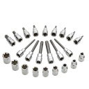 Bitu ligzdu modulis 1/2", STANLEY, STMT1-74176, 24 daļas, izturīgs hrom-vanādija tērauds