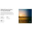 Nešiojama įkraunama LED stalinė lempa 3.5W su nuimama magnetine šviesos galvute 2700–5000K USB-C BHR8959GL Xiaomi