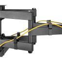 Goobay sienas stiprinājums TV Wall Mount Pro FULLMOTION (L), 200x200-600x400mm, 15&deg;, 60&deg;, melns