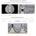 TP-Link InSight S655I IP stebėjimo kamera Fisheye 360&deg; 5 MP H.265+ IR naktinis matymas dvikryptis garsas IP67 IK10 Balta