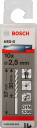 HSS-G urbji metālam 2,5mm, 10gab., Urbjma&scaron;īnām/skrūvgriežiem PRO METAL HSS-G STANDARTA SPIRĀLVEIDA URBJA GARUMS, 2608595053, BOSCH