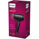 Philips juuksekuivati BHC010/10 1200 W, 3 kuumuse seadistust, 1 kiirus, kokkupandav k&auml;epide, must, 1,5 m kaabel