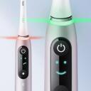 Oral-B Elektriskā zobu birste iO6 White Pink, 2, 5, Akumulators, 4000 sariņu, Viedais spiediena sensors, Interaktīvais displejs