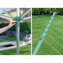 LEIFHEIT pasukama skalbinių džiovyklė Linomatic 400 LEIFHEIT 1085210 40 m aliuminis 50 mm