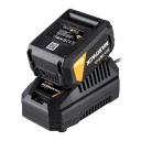 Ātrais lādētājs akumulatoriem ar 18 V spriegumu un 4.5 A uzlādes strāvu Fast Charger 7064769 Batavia