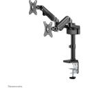 Neomounts stiprinājuma roka DS70-750BL2, 17-27", 7 kg, VESA 75x75/100x100 mm, gāzes atsperes augstuma regulē&scaron;ana, melna