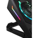 White Shark Dzesē&scaron;anas spilventiņ&scaron; ICE-SHADOW, 17,3", 2 x USB 2.0, 1400 rpm, 20 dB, melns