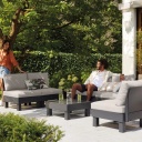 Dārza mēbeļu komplekts Elements Full Set (5 Seater) pelēks/gai&scaron;i pelēks KETER 29212919900
