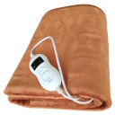 Elektriline pehme tekk 150&times;80 cm 7 k&uuml;tterežiimiga 110&ndash;120 W &uuml;hele inimesele pestav korallfliis pruun CR7435 Camry