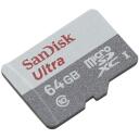Sandisk карта памяти, SDSQUNR-064G-GN3MN, 64 ГБ, MicroSDXC, 100 МБ/с, водонепроницаемая, ударопрочная, UHS-I, класс 10