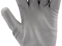 Working Gloves Polyester/Pu Grey S. 10 YT-7472 YATO