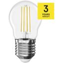Emos LED lemputė Filament Mini Globe ZF6D02, 1,8 W, 250 lm, &scaron;ilta balta, E27, 360&deg;, 25 000 valandų, 4 lustai