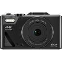 Easypix Skaitmeninė kamera V64 Flip 20203, 64 MP, 4K vaizdo įra&scaron;as, 18x skaitmeninis priartinimas, WiFi, 3" sulankstomas ekranas