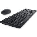 Dell Pro Klaviatuur ja Hiir KM5221W, 2.4GHz, 3 nuppu, USB traadita, akud kaasas, must