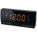 Muse Dualais modinātāja radio M-185CR, AC 230V, 2 modinātāji, 40 iepriek&scaron; iestatītas stacijas, LED displejs