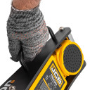 Žemo profilio hidraulinis vežiminis domkratas 1,5 t 80–355 mm aliuminio dviejų stūmoklių greitas kėlimas guminis padas saugos vožtuvas TH31501 JCB