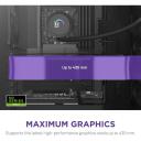 Nzxt Корпус H9 Flow CM-H92FB-01, 3x140мм передние вентиляторы, 1x120мм задний вентилятор, поддержка радиатора 420мм