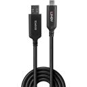 Lindy kabelis USB 3.2 Type A uz C 43396 25m, 5Gbps, 1 USB Type A vīrie&scaron;u, 1 USB Type C vīrie&scaron;u, melns