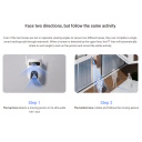 Ezviz H9C CS-H9c-5MP-5MP Divu Objektīvu Ārējā IP65 5MP 3K Viedā Pan & Tilt 360 Kamera MicroSD / Nakts Redzamība Balta