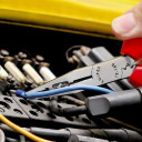 Elektriķu knaibles, Knipex, 13 02 160 SB, melnā krāsā, 160 mm, ar daudzkomponentu rokturiem, precīzām grie&scaron;anas malām.