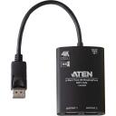 Aten Video jagaja VS92DP-AT, 2 x DisplayPort, 4K tugi, metallkorpus, Dolby TrueHD, DTS-HD, SST, MST
