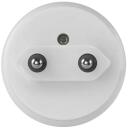 Emos LED Naktinė Lempa P3306, 230 V~, 0,5 W, 2 lm, &scaron;altai balta &scaron;viesa, foto jutiklis, automatinis įjungimas/i&scaron;jungimas