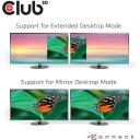 Club3D dokstacija CSV-1562 USB 3.2 Gen 1, 4x USB Type-A, 1x USB Type-C, 3x 4K displeji, 60W PD, Gigabit Ethernet, melna