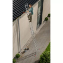 Kāpnes S80 ProfiStep duo / alumīnija / 2x15 pakāpieni 037215007 HAILO