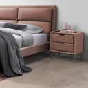 Nakts skapītis LENA 50,5x41xH54cm, konjaka brūns 28858