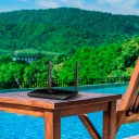 TP-Link Archer MR202 belaidis mar&scaron;rutizatorius Dual-Band 4G/LTE su SIM AC750 iki 300 Mbps 2.4 GHz ir 433 Mbps 5 GHz 3&times; LAN 1&times; LAN/WAN LTE Cat4 Juoda