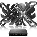 Zalman Ventilaator ZM-SF120A3, 120mm, 100 g, 12 cm, 800-1500 RPM, 28 dB, 54 CFM, PWM, FDB, 9 labad