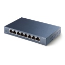 Tinklo komutatorius 8 &times; Gigabit RJ45 nevaldomas TL-SG108 8 &times; 10/100/1000 Mbps Auto MDI MDIX Juodas TP-Link