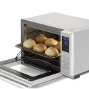 Electric mini oven 26 L 1500 W sensor touch control Easy Clean interior 9 automatic programs Bake & Style 26 Touch Silver 02979 Caso