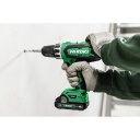 Bezvadu triecienurbjmašīna HIKOKI DV18DFWQZ, 18 V, 2 ātrumi, 22 griezes momenta līmeņi, 13 mm bezatslēgas čaks