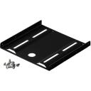 Goobay 2,5" cietā diska uzstādī&scaron;anas rāmis uz 3,5" 93990, 100mm, 10mm, 100mm, melna, atbalsta jebkuru 2,5" HDD/SSD