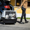 Transportēšanas būris Gulliver Touring 80x58,5x62cm tumši pelēks/gaiši pelēks 2197496 STEFANPLAST