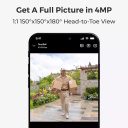 2K juhtmevaba akutoitega nutikas uksekell kaamera, liikumistuvastuse ja värvilise öönägemisega Valge D340B with Chime+64GB SD Card BWS2KDB Reolink