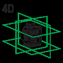4D Mini Zaļais Lāzers ar Piederumiem, YATO, YT-30419, 30m darbības attālums, pašlīmeņošanās, IP54 aizsardzība
