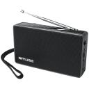 Muse 2 joslu pārnēsājamais radio M-030R, 230V, 2 joslas - FM/MW, 3 x AA, 0.304 kg, melns
