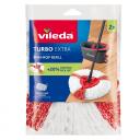 Vileda Sisemine TURBO Extra p&ouml;&ouml;rlemop 166142, 2 tk, Mikrokiud, Valge, Punane, Pestav, Taaskasutatav