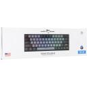 White Shark Klaviatūra WAKIZASHI-2-US-G-B-BLUE.SW, mechaninė, 63 klavi&scaron;ai, USB, 1.5m, ap&scaron;vietimas, mėlynieji jungikliai